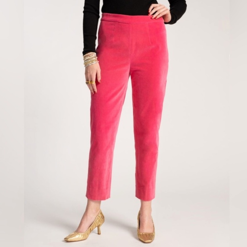 Frances Valentine Lucy Pant, stretch velvet vintage velour